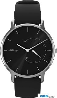 Гибридные умные часы Withings Move Timeless Chic (черный, серебристый/черный)