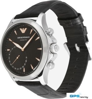 Умные часы Emporio Armani Hybrid 3013 (серебристый/черный)