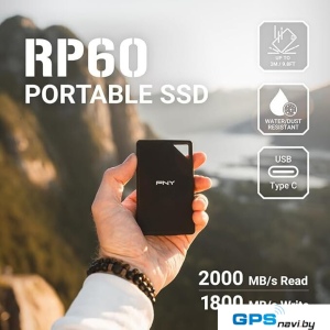 Внешний накопитель PNY RP60 1TB PSD0CS3060-1TB-RB