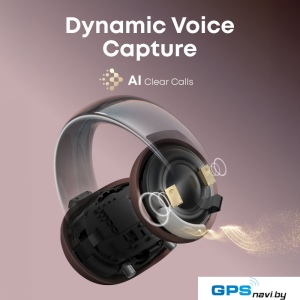 Наушники Anker Soundcore AeroClip (розовый/коричневый)