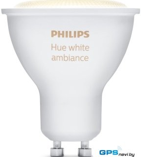 Светодиодная лампочка Philips Hue White Ambiance GU10 5.5 Вт