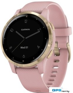 Умные часы Garmin Vivoactive 4s (розовый/золотистый)