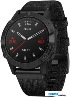 Умные часы Garmin Fenix 6 Sapphire (черный DLC)