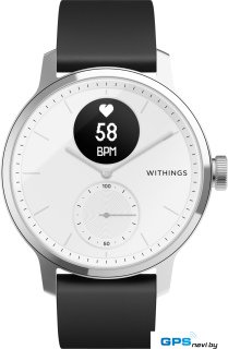 Гибридные умные часы Withings Scanwatch 42мм (белый)