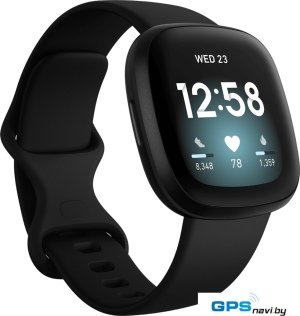 Умные часы Fitbit Versa 3 (черный)