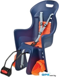 Детское велокресло Polisport Boodie FF (синий/оранжевый)