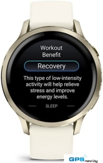 Умные часы Garmin Venu 4 41 мм (золотистый/слоновая кость)