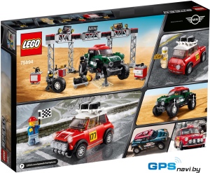 Конструктор LEGO Speed Champions 75894 MINI Cooper S Rally и MINI Cooper Buggy