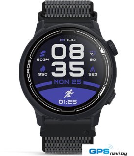 Умные часы Coros Pace 2 (черный, нейлоновый ремешок)