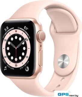 Умные часы Apple Watch Series 6 40 мм (алюминий золотистый/розовый песок)