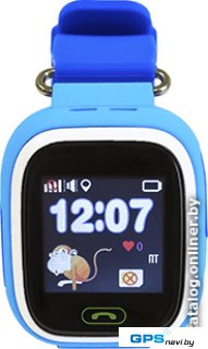 Умные часы Smart Baby Watch Q80 (голубой/синий)