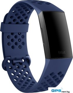 Ремешок Fitbit спортивный для Fitbit Charge 3 (L, navy)