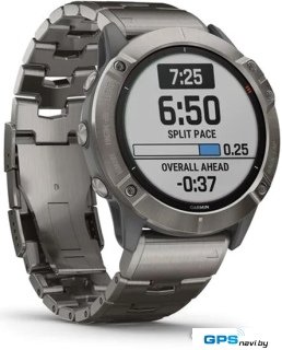 Умные часы Garmin Fenix 6X Pro Solar (титановый)