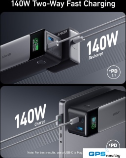 Внешний аккумулятор Anker 737 PowerCore 24000mAh (черный)