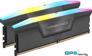 Оперативная память Corsair Vengeance RGB 2x32ГБ DDR5 6000 МГц CMH64GX5M2B6000Z30