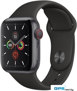 Умные часы Apple Watch Series 5 LTE 40 мм (алюминий серый космос/черный)