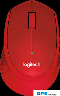 Мышь Logitech M330 Silent Plus (красный)