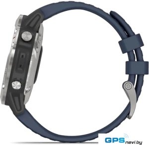 Умные часы Garmin Quatix 6 47 мм (серый/синий)