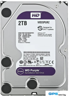Жесткий диск WD Purple 2TB [WD20PURZ]