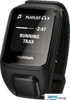 Умные часы TomTom Spark Cardio + Music Large Straps (черный)