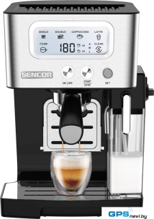 Рожковая помповая кофеварка Sencor SES 4090 SS