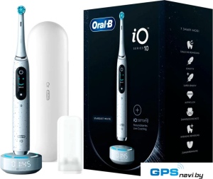 Электрическая зубная щетка Oral-B iO 10 Series 10 (белый)