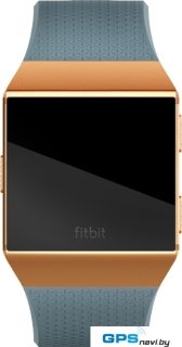 Ремешок Fitbit классический для Fitbit Ionic (S, синий/оранжевый)