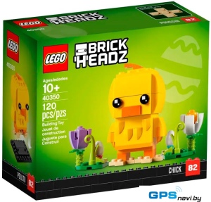 Конструктор LEGO Brick Headz 40350 Пасхальный цыпленок