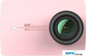 Экшен-камера YI 4K Travel Edition (розовый)