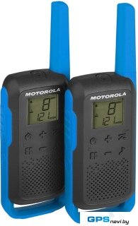 Портативная радиостанция Motorola T62 Walkie-talkie (черный/синий)