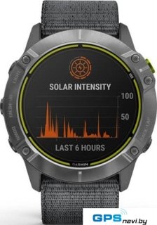 Профессиональные умные часы Garmin Enduro (серая сталь/серый ремешок UltraFit)