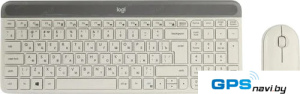 Офисный набор Logitech MK470 Slim Wireless Combo 920-009207 (белый)