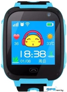 Умные часы Smart Baby Watch S4 (голубой)