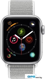 Умные часы Apple Watch Series 4 LTE 40 мм (алюминий серебристый/белая ракушка)