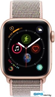 Умные часы Apple Watch Series 4 LTE 40 мм (алюминий золотистый/нейлон розовый)