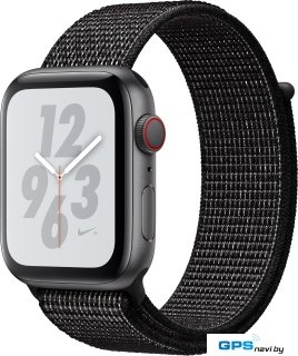 Умные часы Apple Watch Nike+ LTE 44 мм (алюминий серый космос/черный нейлон)