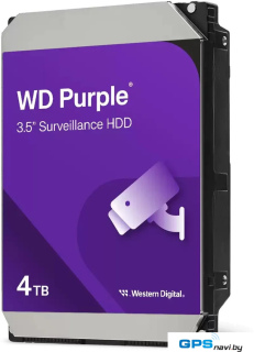 Жесткий диск WD Purple Surveillance 4TB WD44PURZ