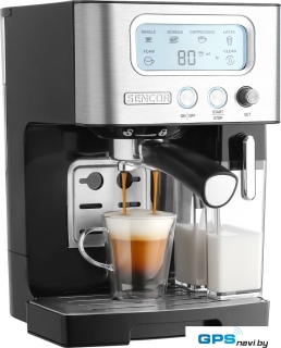 Рожковая помповая кофеварка Sencor SES 4090 SS