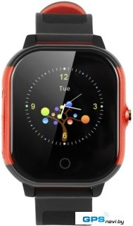 Умные часы Smart Baby Watch GW700S (черный/красный)