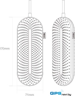 Сушилка для обуви Sothing Zero-Shoes Dryer DSHJ-S-1904D (с переходником на евровилку, белый)