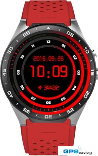 Умные часы Lemfo KW88 (красный)