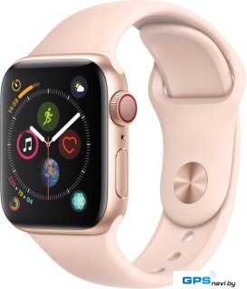 Умные часы Apple Watch Series 4 LTE 40 мм (алюминий золотистый/розовый песок)