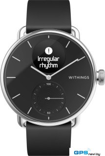 Гибридные умные часы Withings Scanwatch 38мм (черный)