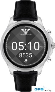 Умные часы Emporio Armani Touchscreen 5003 (серебристый/черный)