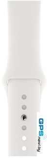 Умные часы Apple Watch Series 5 LTE 44 мм (сталь серебристый/белый спортивный)
