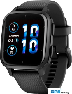 Умные часы Garmin Venu Sq 2 Music Edition (черный)