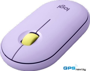 Мышь Logitech M350 Pebble (лавандовый)