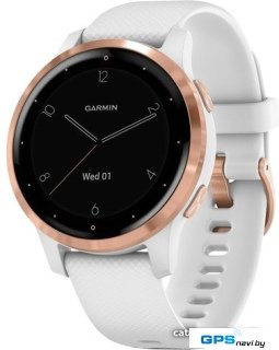 Умные часы Garmin Vivoactive 4s (белый/золотистый)