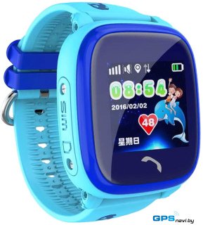Умные часы Smart Baby Watch W9 (голубой)