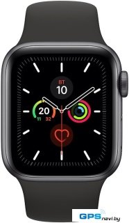 Умные часы Apple Watch Series 5 40 мм (алюминий серый космос/черный спортивный)